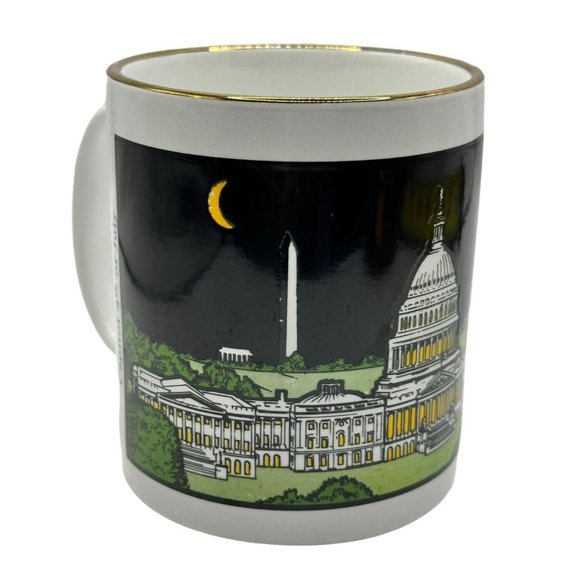 Fireworks USA Capitol Washington DC Mug 4th of July Heat Activated Wondermugs - Picture 3 of 15